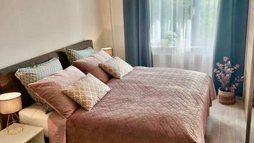 2 Schlafzimmer, Bügeleisen/Bügelbrett, kostenloses WLAN, Bettwäsche