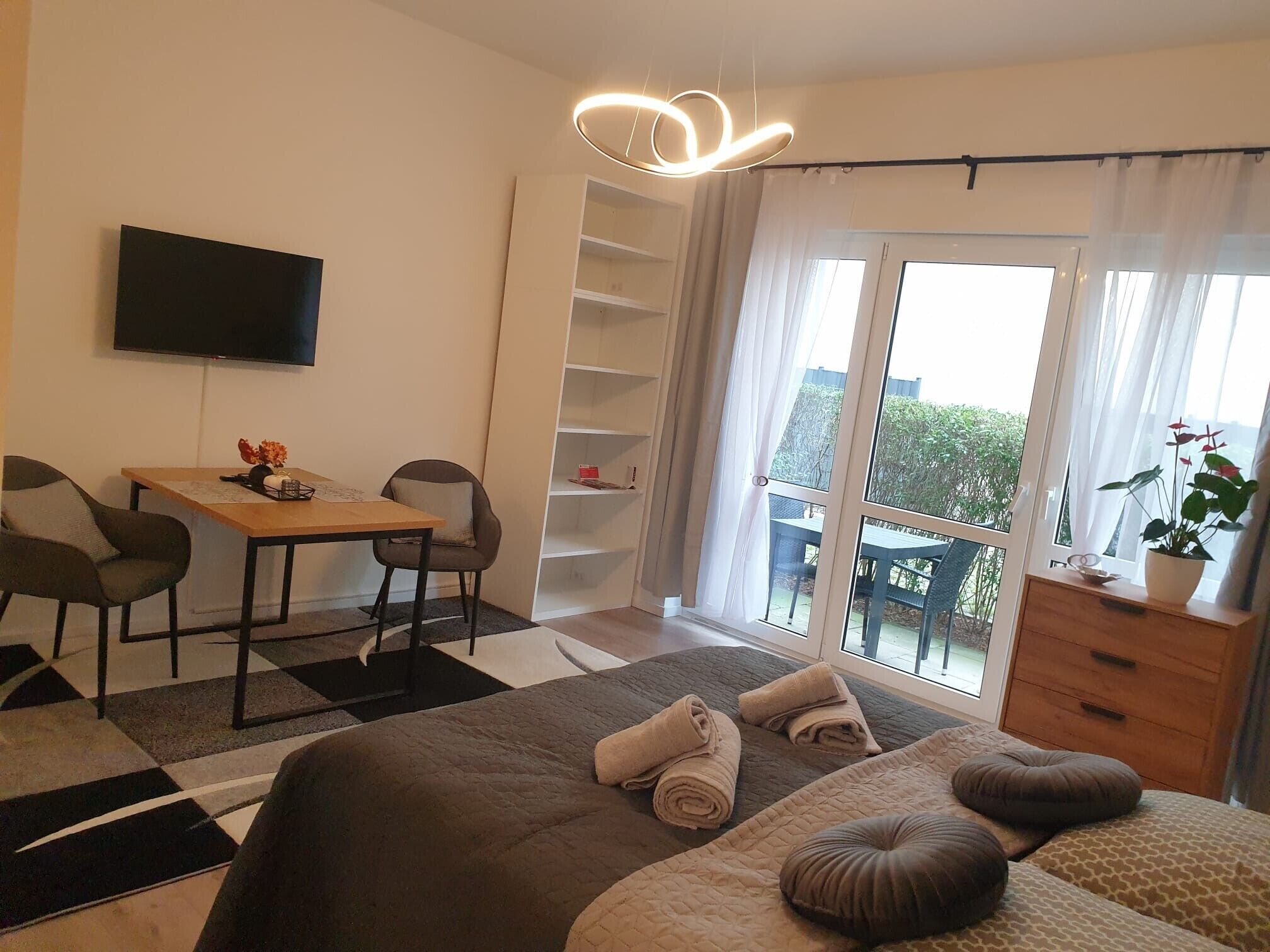 1 Schlafzimmer, Bügeleisen/Bügelbrett, kostenloses WLAN, Bettwäsche