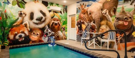 Piscine couverte, piscine chauffée