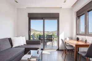 豪華別墅, 海景 | 2 間睡房、埃及棉床單、高級寢具、記憶棉床墊