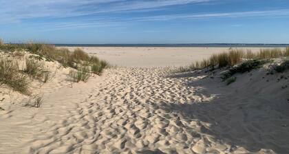 Villa 8 pers proche des plages, 4 ch et 2 sdb, 2 terrasses, grand jardin calme