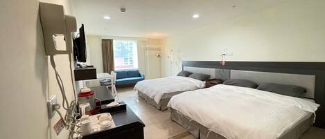 Economy Double or Twin Room, No Windows, City View | Down duvets, desk, laptop workspace, free WiFi