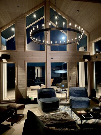 Villa Blue Dream - Dream holiday home directly at the fjord with jacuzzi & sauna