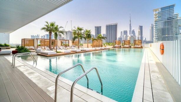 Studio - Convenient Studio w Burj Khalifa View (Dubai)