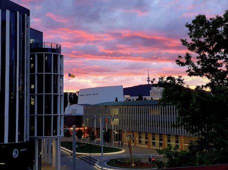 Central City Apartment, Pool, Sauna, Parking Available | Terrace/patio