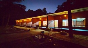 Façade de l’hébergement