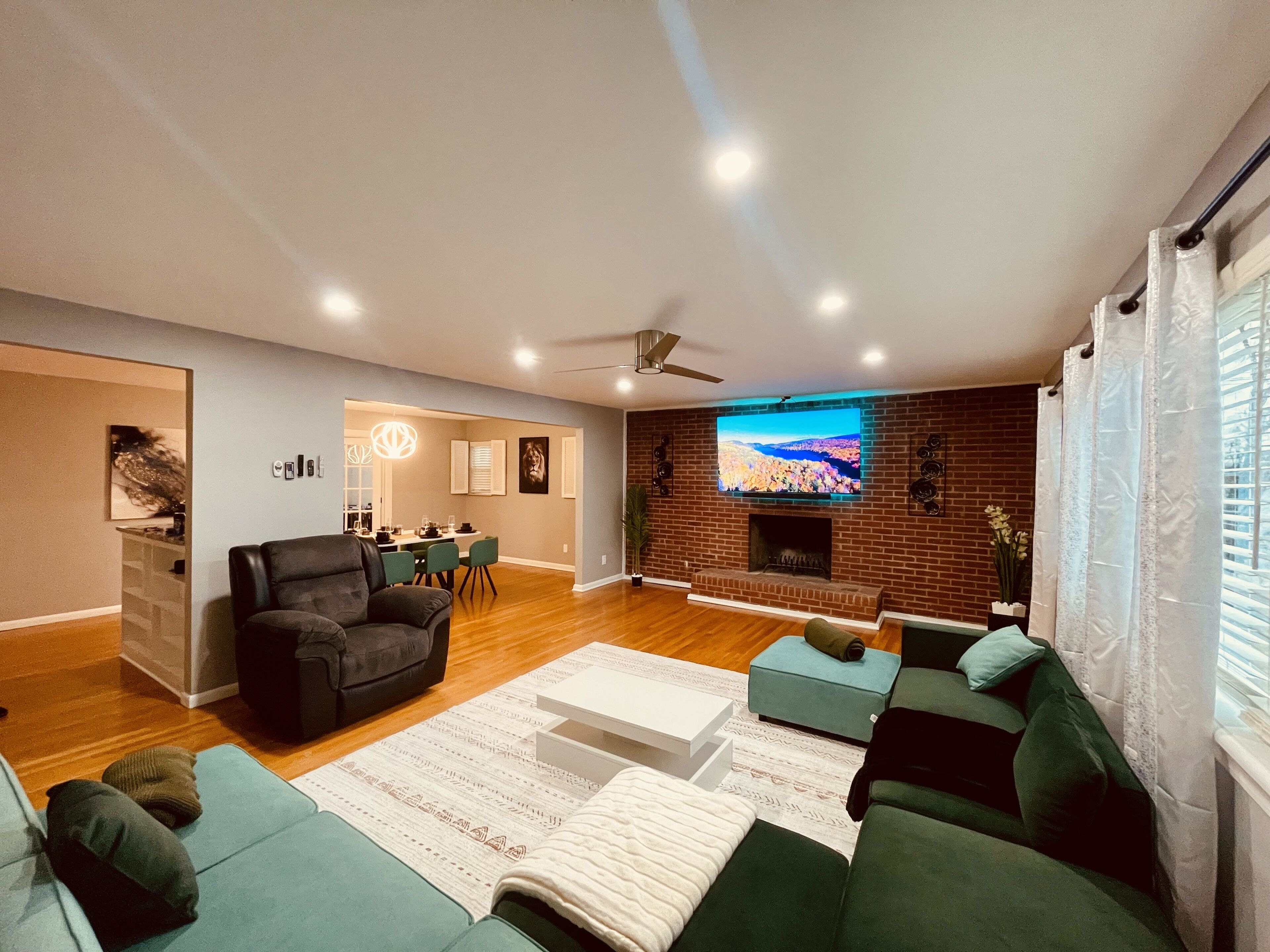 Enchanting haven Luxury amenities captivating entertainment cozy massage chair