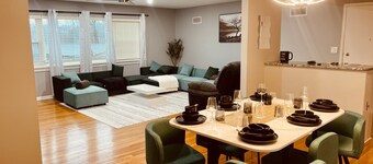 Enchanting haven Luxury amenities captivating entertainment cozy massage chair