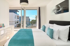 Apartamento | 3 quartos, quartos à prova de som, Wi-Fi de cortesia, roupa de cama