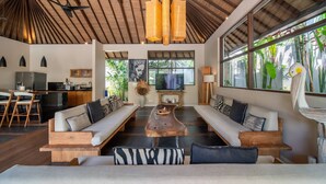 Villa, 6 Bedrooms, Accessible, Smoking | Living area - Chic Seminyak Retreat With Private Pool Haven (Seminyak)