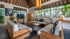 Villa, 6 Bedrooms, Accessible, Smoking | Living area - Chic Seminyak Retreat With Private Pool Haven (Seminyak)