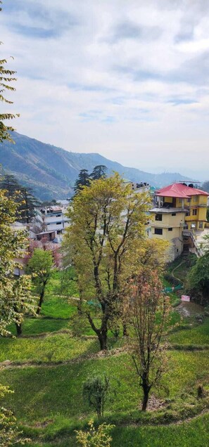 Deluxe Double Room | Living area - Hotel Sky pie (Dharamshala)