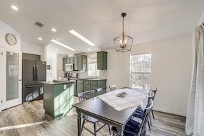House (3 Bedrooms) | Interior - Mtn Views + Playground: Family-friendly Pine Cabin (Pine)