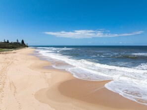 Aan het strand