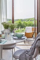 Estúdio panorâmico, vista para o lago | Terraço/pátio