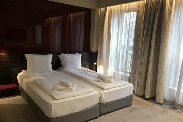 City Double Room, Garden View | Desk, laptop workspace, soundproofing, free WiFi