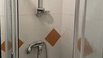 Shower, toilet paper