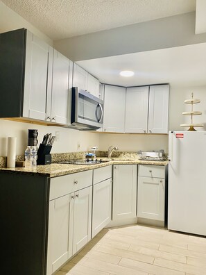 Fridge, microwave, stovetop, coffee/tea maker - Cozy 1-bedroom unit in amazing Alexandria (Alexandria)