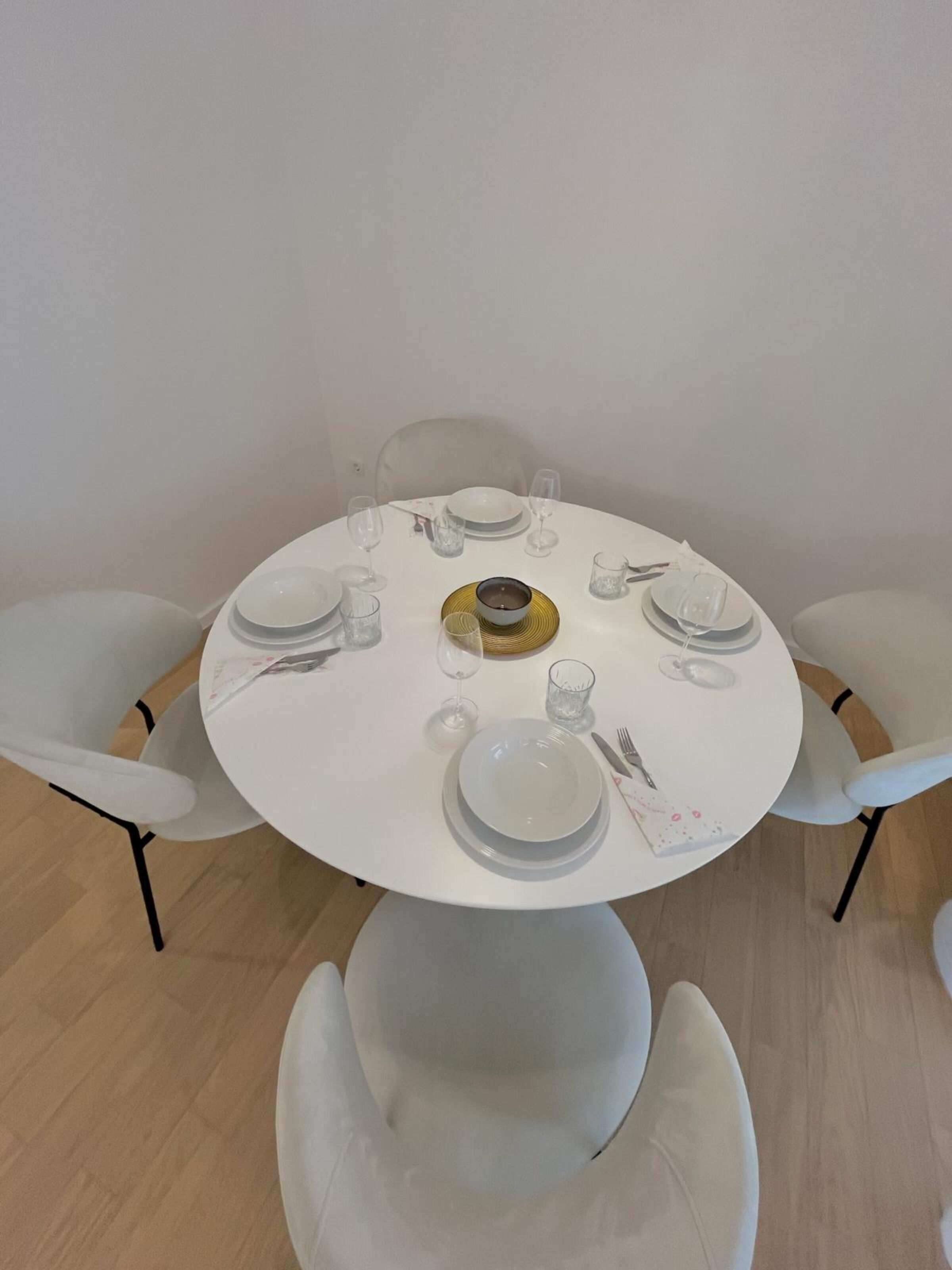 Spiseområde på rommet