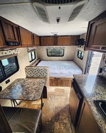 1 bedroom. Fully stocked camper with delivery/setup to your favorite campground/cabin/event