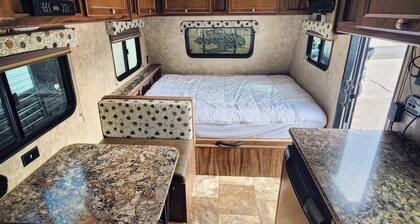 Fully stocked camper with delivery/setup to your favorite campground/cabin/event