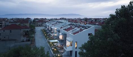 Majoituspaikan julkisivu