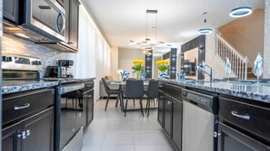 Fridge, microwave, oven, stovetop - Lake Shore 5BR Resort Villa • Pool • Game Loft (Davenport)