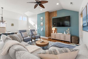 TV, DVD player - Work Trip: 500ft. to the Beach | Hot Tub | Pets OK (Kill Devil Hills)