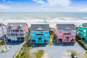 Exterior - Serene Oceanfront 3 bedroom getaway (North Topsail Beach)