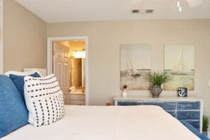 3 bedrooms, iron/ironing board, bed sheets