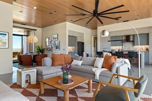 Télévision, cheminée, jeux vidéo, chaîne hi-fi