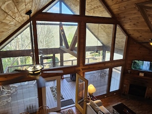 Smart TV, fireplace, DVD player - Beautiful 2 BR, Mtn Views, Hot tub, Screened Porch, Fiber Optic Internet (Sautee Nacoochee)
