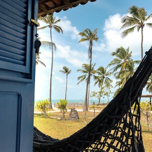 Standard-Dreibettzimmer, eingeschrÀnkter Meerblick | Ausblick vom Zimmer