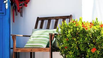 Standard Triple Room, Partial Sea View | Terrace/patio