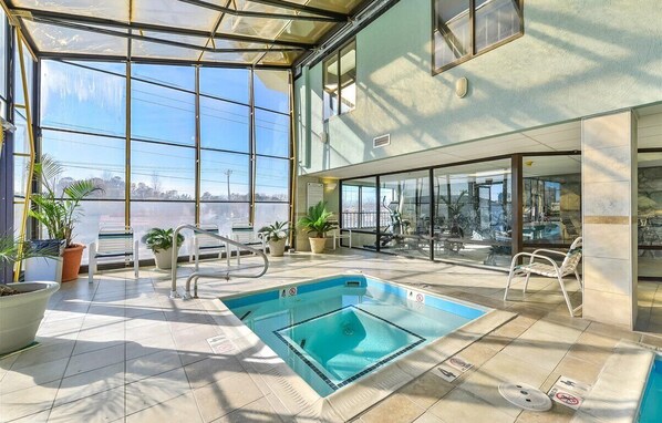 Indoor pool, a heated pool