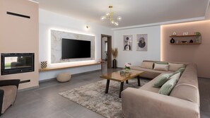 電視、壁爐、電子遊戲、足球機