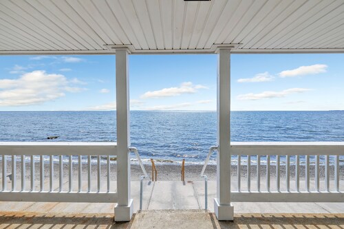 Ocean Front Beach House with Private Beach Access