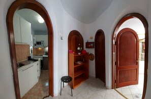 Fridge, microwave, oven, stovetop - Private Sunny Terrace Studio Bungalow | Secure Bike or Board Lockup  (Tarajalillo)