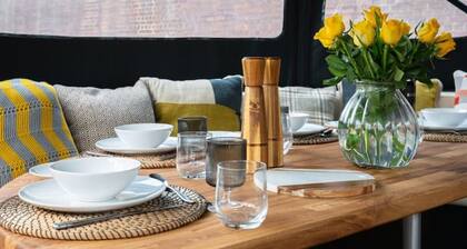 Luxurious houseboat in London