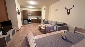 Living area - Апартаменти и стаи за гости "Алекс" Deluxe apartment #5 (Pamporovo)