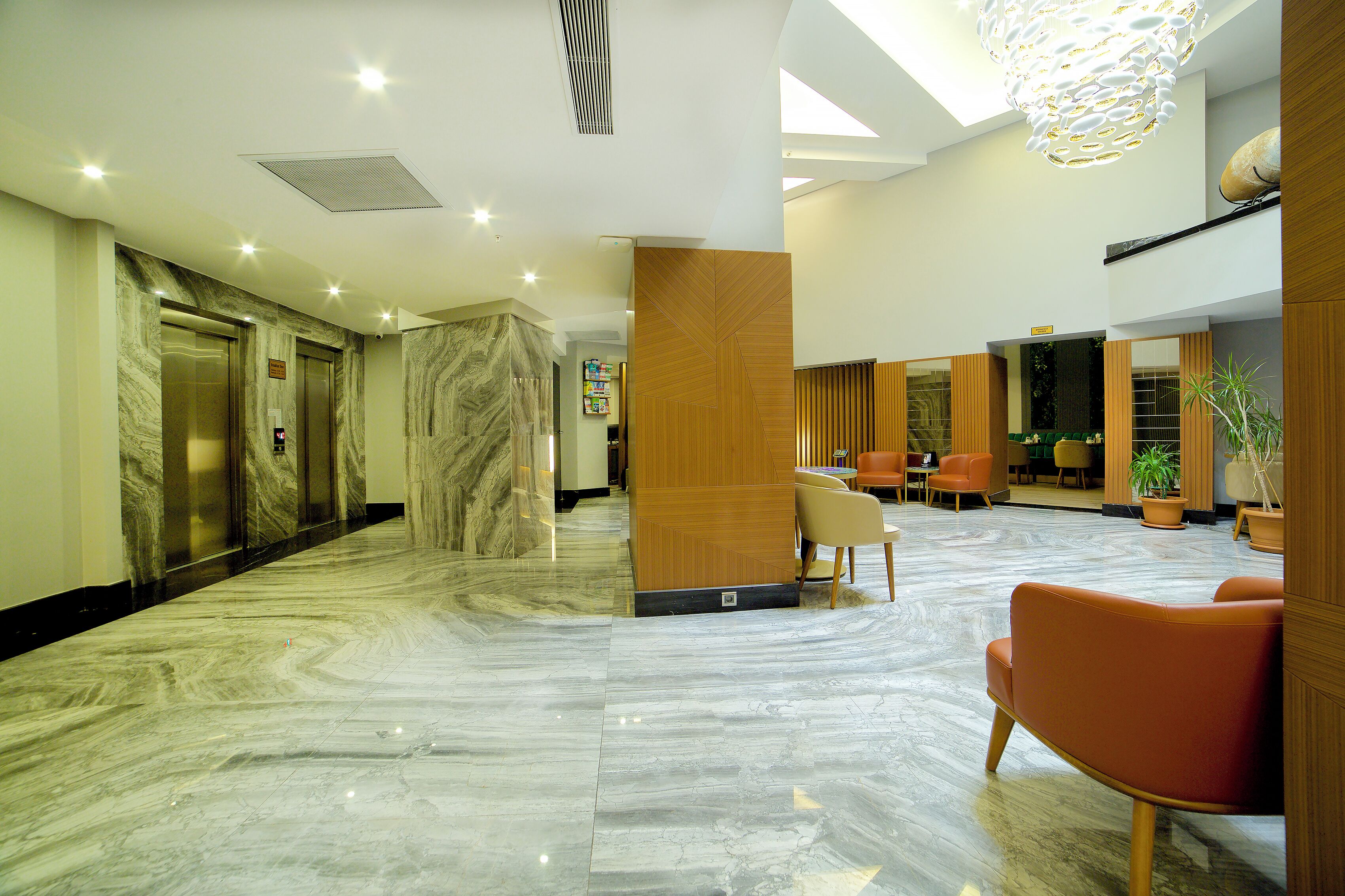 Lobby sitting area