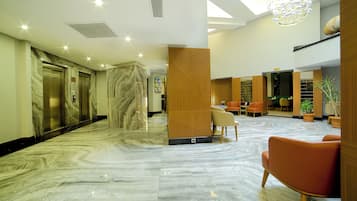 Sala de estar en el lobby