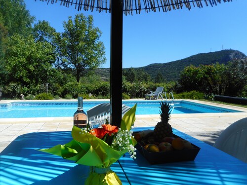 Villa avec piscine sans vis à vis