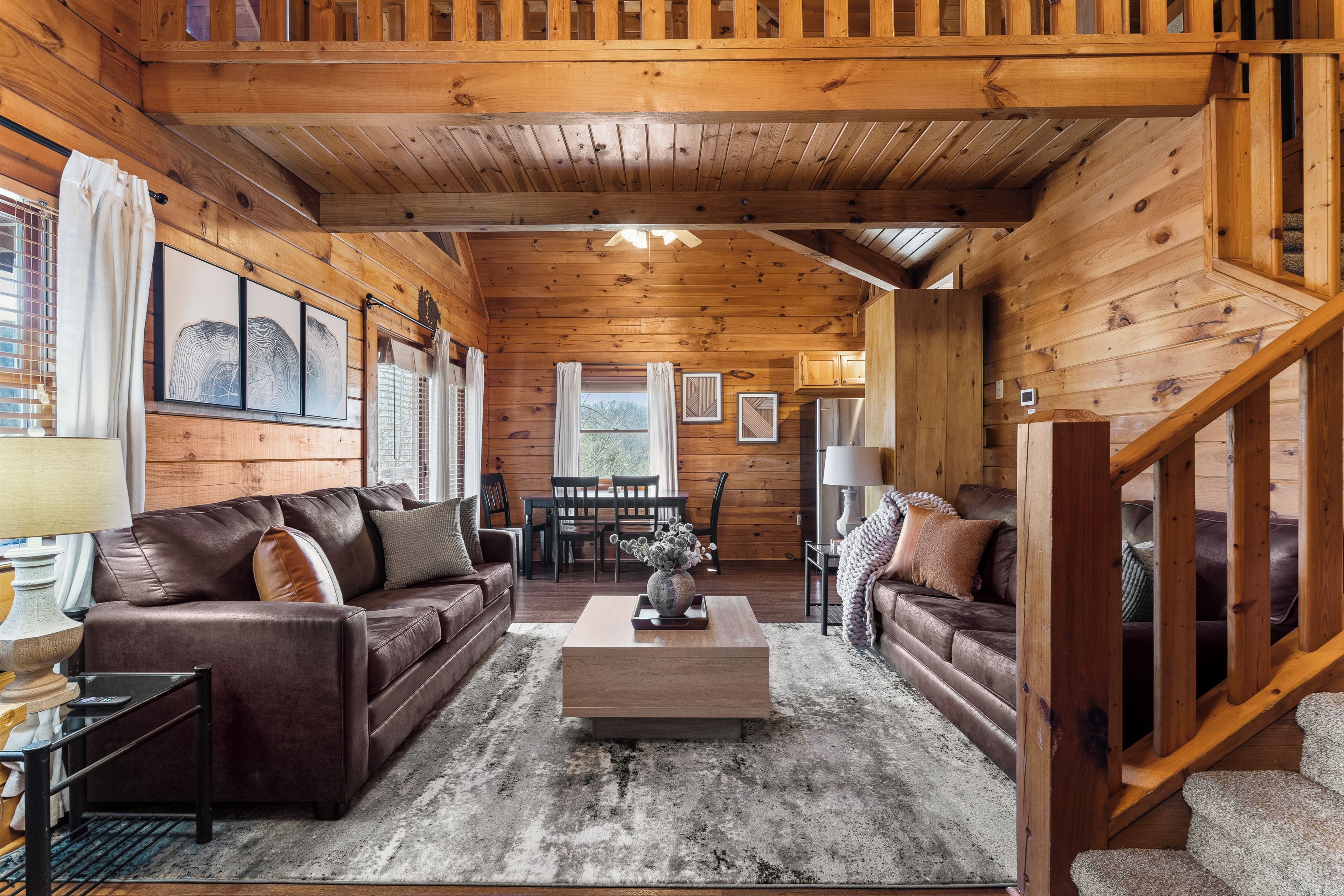 Smart TV, fireplace, video games, foosball