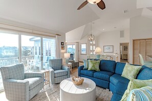 Smart TV, fireplace, video games, stereo - Oceanside vacation rental steps away from the beach access in Corolla, NC! (Corolla)