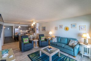 TV - Beautiful sunrise views from this oceanfront condo in Kill Devil Hills NC! (Kill Devil Hills)