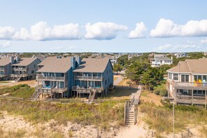 Exterior - Oceanfront home in the charming Town of Duck with community pool (Duck)