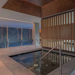Indoor pool, seasonal outdoor pool, pool cabanas (surcharge)