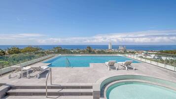 Indoor pool, seasonal outdoor pool, pool cabanas (surcharge)