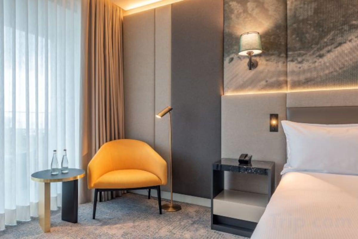 Hypo-allergenic bedding available, minibar, desk, laptop workspace